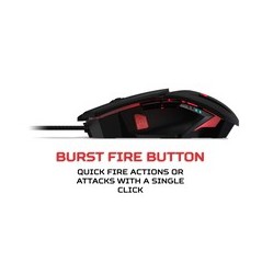 Acer Nitro Mouse (NMW120) - Optical Wired Gaming Mouse in Black & Red - Precision & Comfort for Gamers!